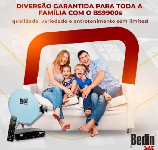 Antena parabólica nova lacrada