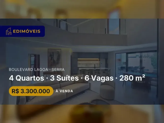 Seu novo lar no Boulevard Lagoa: Casa 4 quartos com piscina privativa e muito espaço
