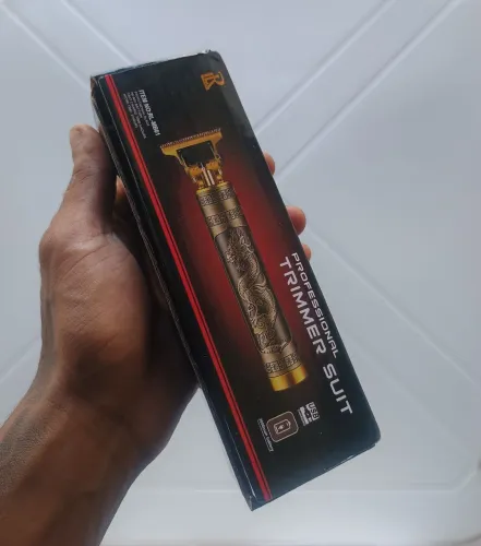 Máquina de Cortar Cabelo Masculina com Design de Dragão