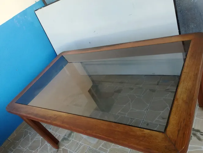 Mesa de Vidro Medida mesa 80 x 1,97