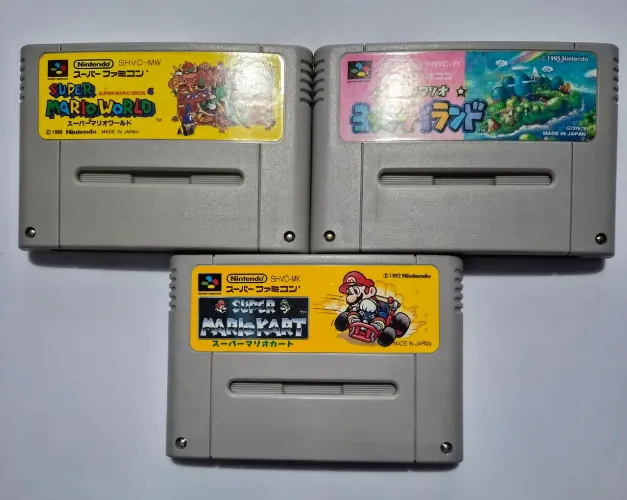 Super Mario World, Word 2, Kart, All Stars, RPG original japonês