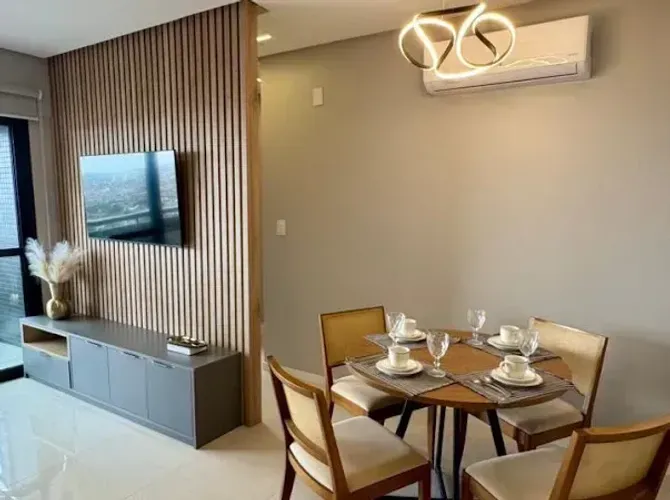 Apartamento Mobiliado para alugar, com 2 quartos, sendo 1 suite
