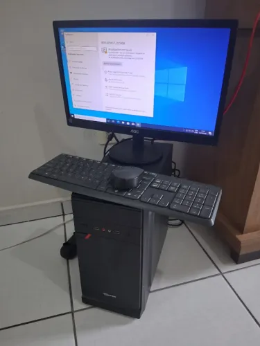 PC Completo Intel Core i5 8GB RAM SSD 240GB + Monitor AOC