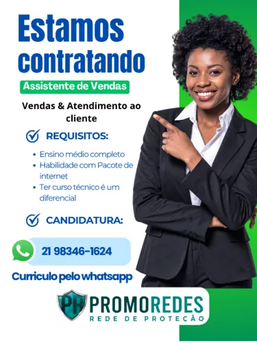 Auxiliar de vendas