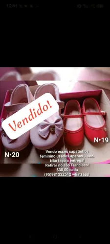 Sapato infantil
