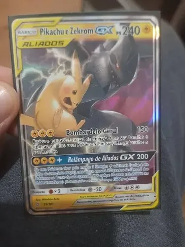 Pikachu e Zekrom GX TCG