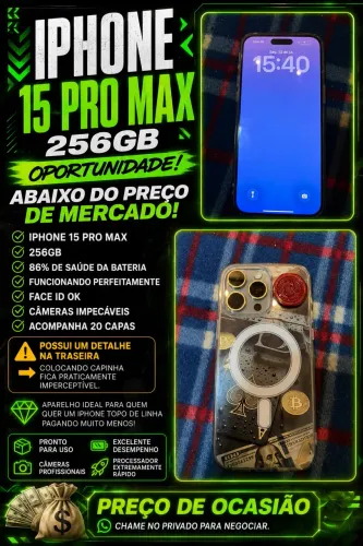 VENDO IPHONE 15 PRO MAX 256 GB