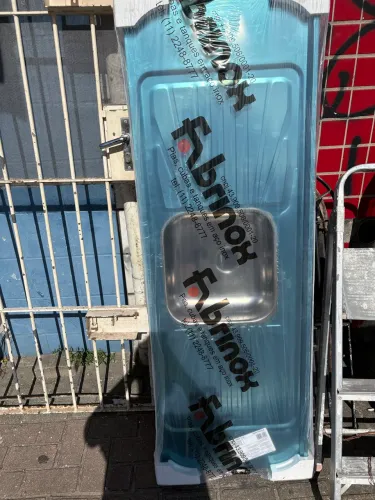Pia de inox 1.50 nova 
