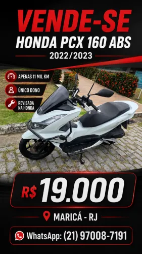 Honda PCX 160 ABS 2022/2023 - Único dono - 11 mil km