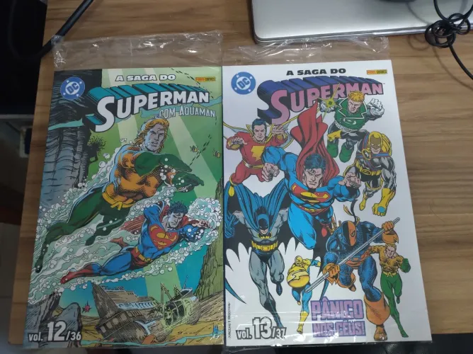A Saga do Superman volumes 12/36 e 13/37