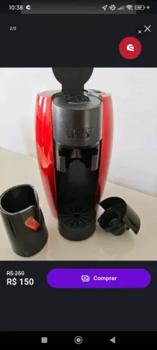 Cafeteira três corações Lov