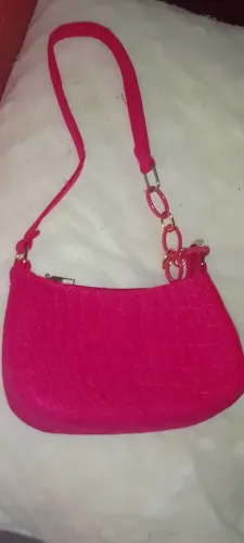 Bolsa rosa feminina