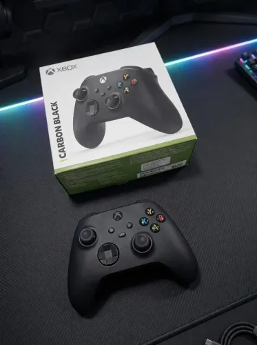 ? CONTROLE XBOX ORIGINAL CARBON BLACK ?<br>