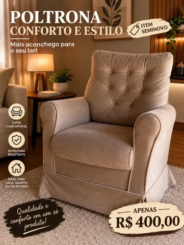 Poltrona para sala de estar