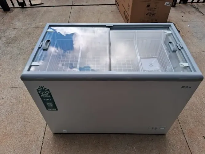 FREEZER HORIZONTAL 295 LITROS PFH310EB PHILCO DUPLA FUNÇÃO NOVO