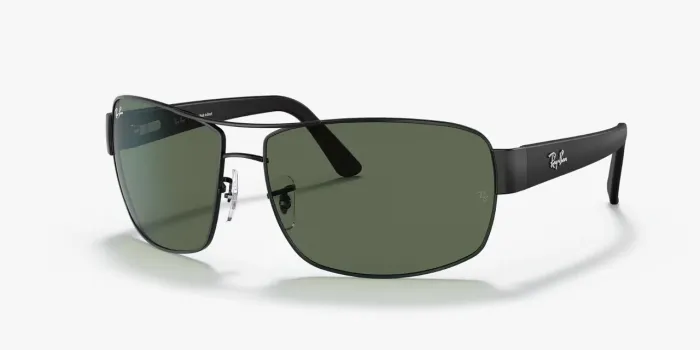 Ray-Ban RB3503L Original Preto | Lente Verde G15 | 2 Anos Garantia