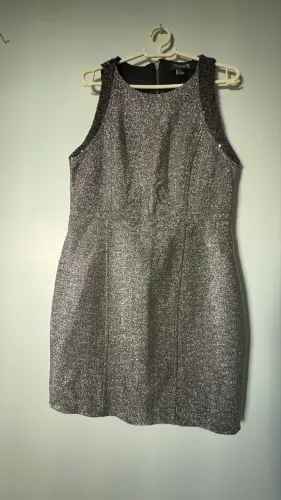 Vestido malha lurex Da Forever21
