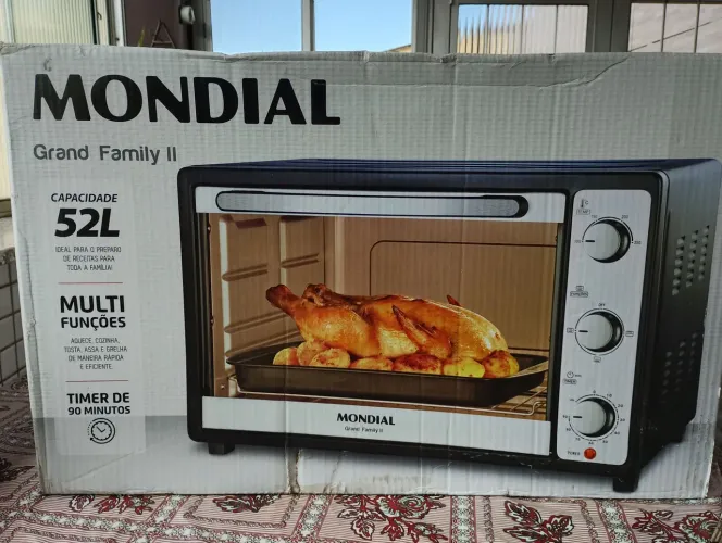 Forno Elétrico Mondial Grand Family 52 l - Novo