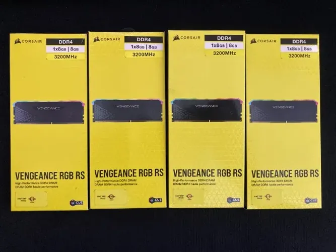 4x Memórias Corsair Vengeance RS 3200 Mhz DDR4