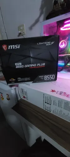 Kit placa mãe processador e memória gamer