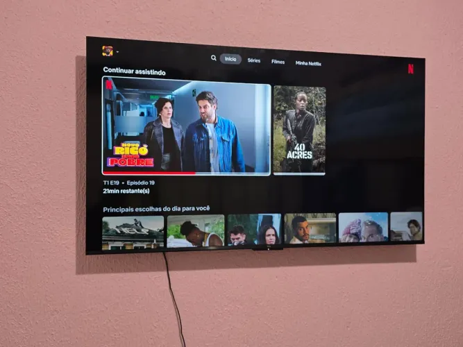 Tv top semi nova
