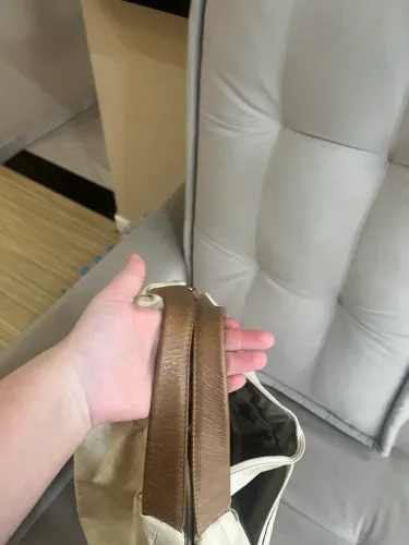 Bolsa Laci Baruffi Grande Bege com Alça Longa