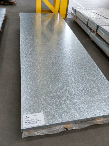 CHAPA GALVANIZADA 2,70 x 1000 x 3000 mm