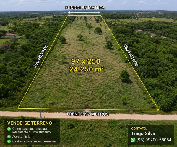 Terreno área verde