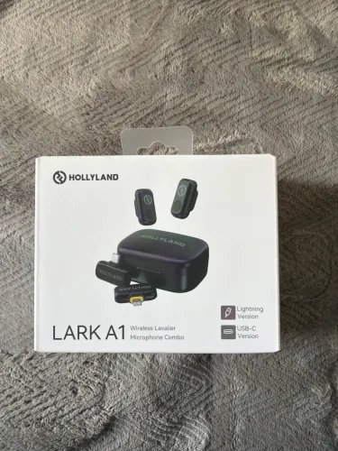 Microfone Sem Fio Lapela Hollyland Lark A1 Combo