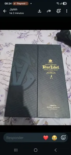 Blue label 