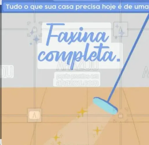 Faço faxina 
