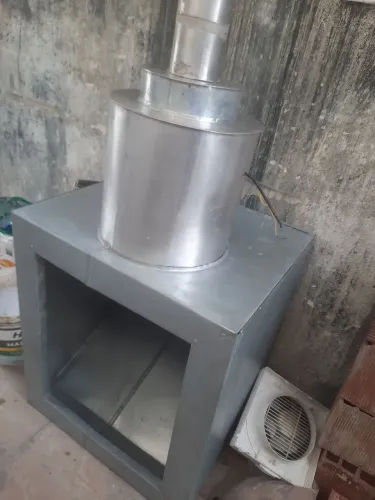 Coifa completa com exaustor industrial