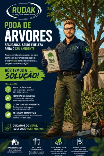 Roçagem e Poda de árvores RUDAK Jardinagem