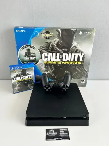 Playstation 4 Slim Muito Novo!! Com Caixa!! (Aceito Cartão)