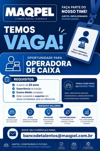 Temos vagas !!