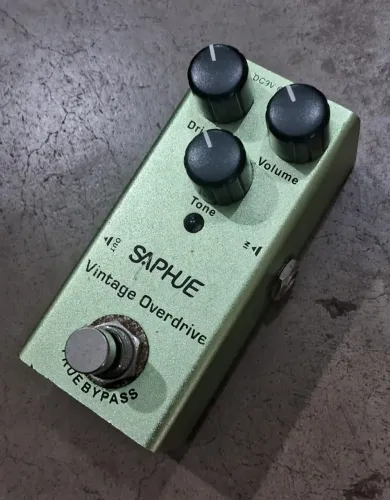 Pedal Saphue Vintage Overdrive True Bypass - Clone Classic TS (Promoção)