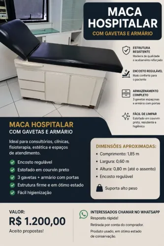 Maca hospitalar