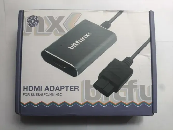 Cabo Adaptador Hdmi Para SNES SFC GameCube Nintendo 64 Bitfunx Original