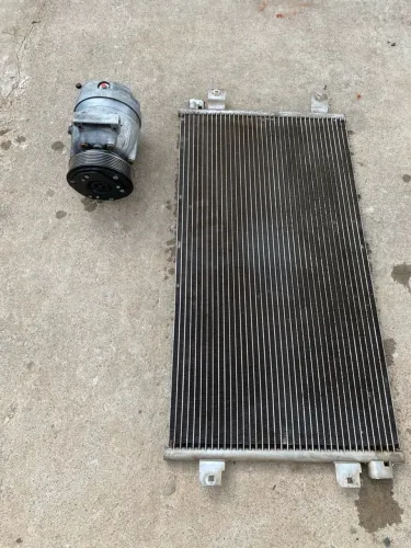 Compressor e condensadora Van Renault Master