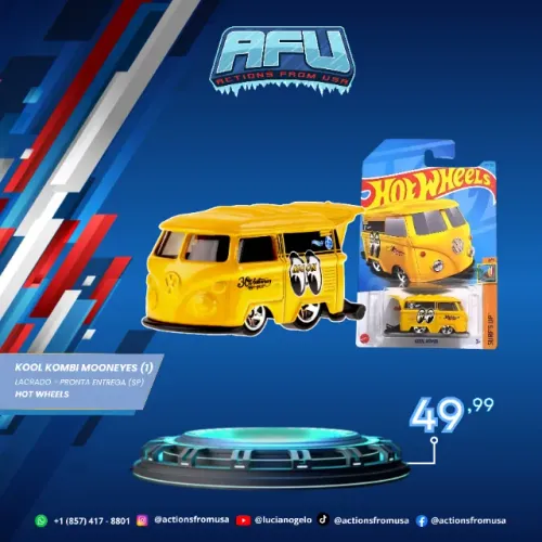 Hot Wheels - Kool Kombi Mooneyes Surfs Up