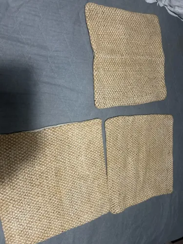 Três belas capas de almofadas ZARA HOME