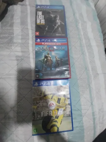 Jogos ps4, troco por outros ou por hd