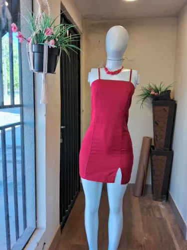 Vestido Curto - Vermelho