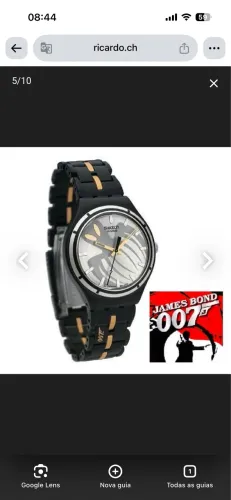 Relógio Swatch 007 Blofeld Spectre James Bond