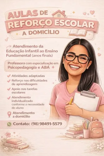 Professora a domicílio 
