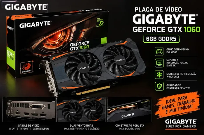 GTX 1060 6GB gigabyte 