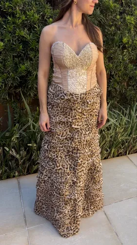 Vestido de festa bordado 