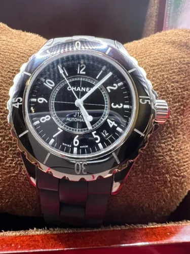Chanel J12 Automatic - Cerâmica Preta 38mm, Automático . Raridade