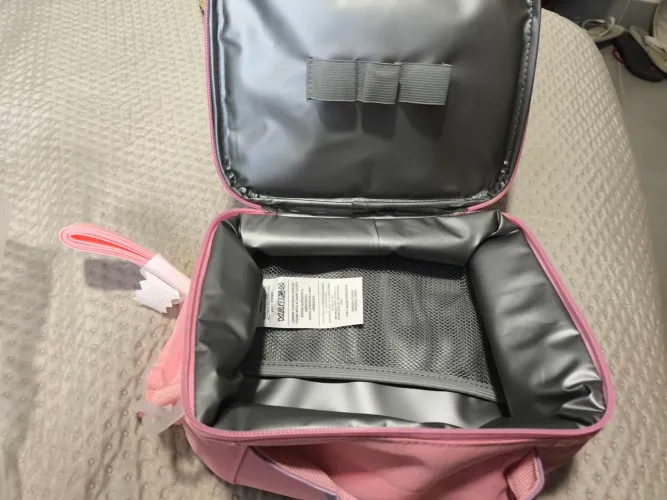 BOLSA LANCHEIRA MARMITA GOCASE ROSA BEBÊ
