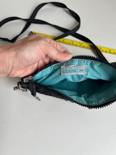 Bolsa mini Kipling preta